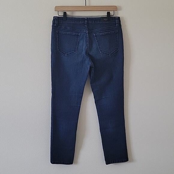 Kate Spade Broome Street Dark Wash Crop Skinny Jeans Size 28 - Picture 3 of 6